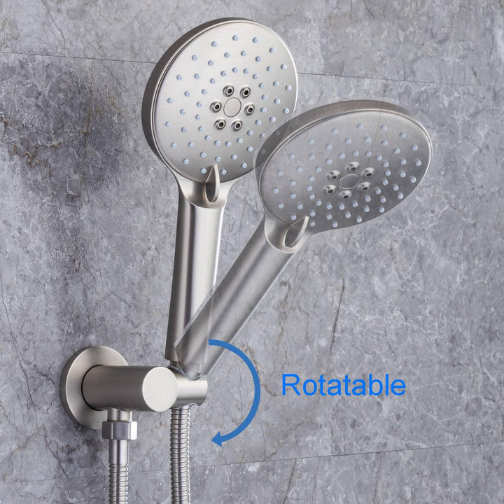 dual shower head system with handheld
