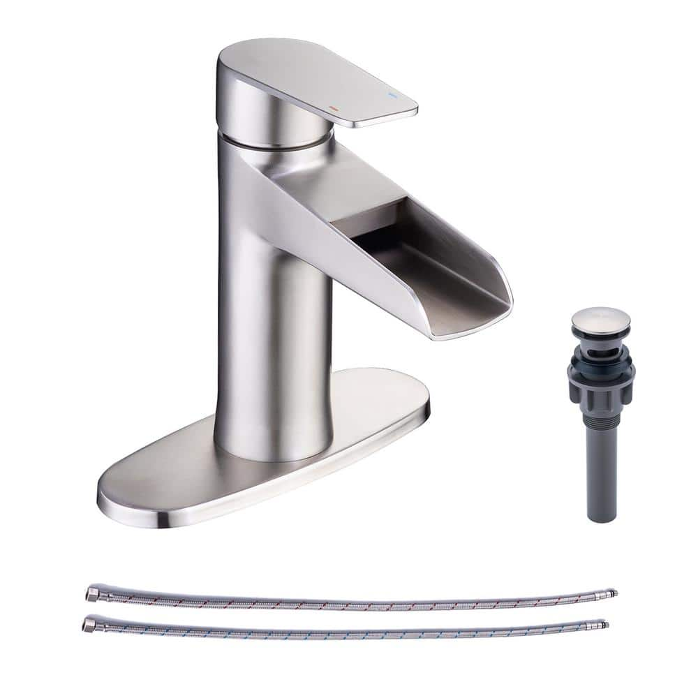 waterfall bathroom faucets