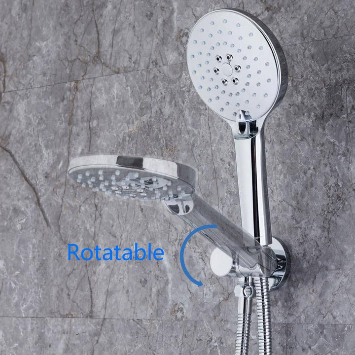 Ceiling Single-Handle 3-Spray Round High Pressure Shower Faucet with 10 in. Shower Head