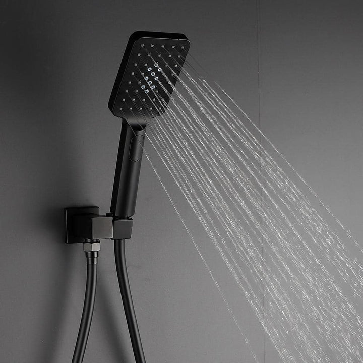 Wall Mounted 10 in. Rain Shower Head High Pressure Shower Combo with 3-Functions Shower System