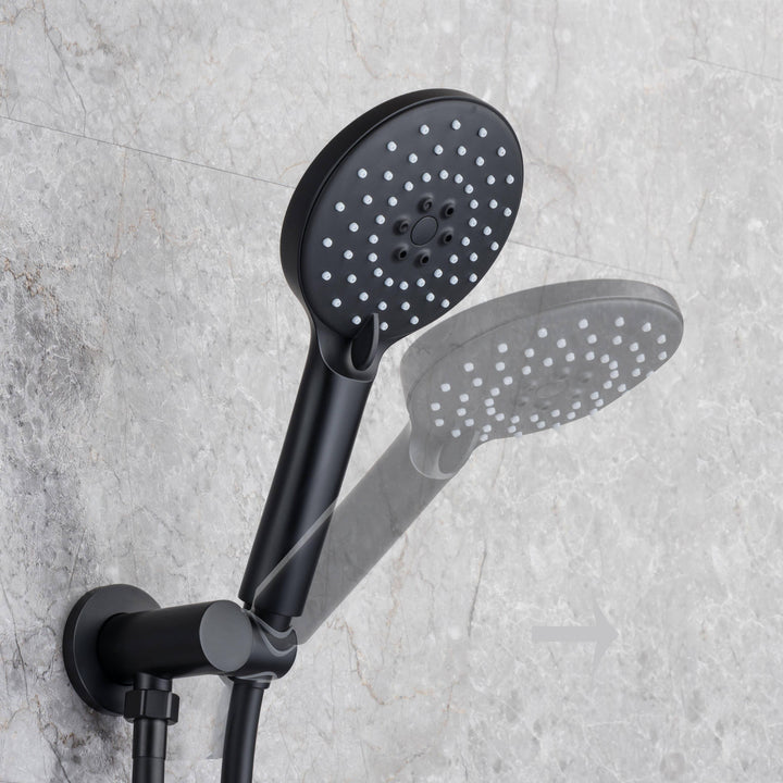 Ceiling Single-Handle 3-Spray Round High Pressure Shower Faucet with 10 in. Shower Head