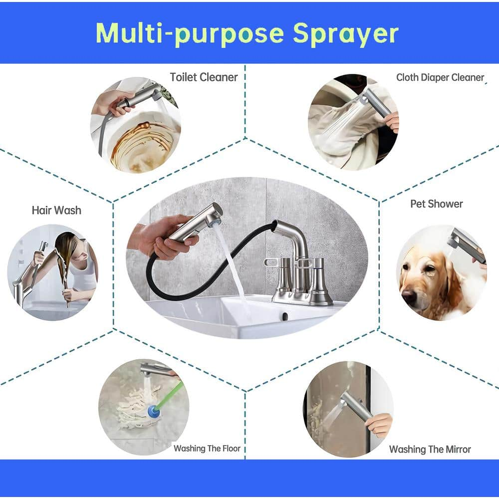 bathroom faucets with sprayer