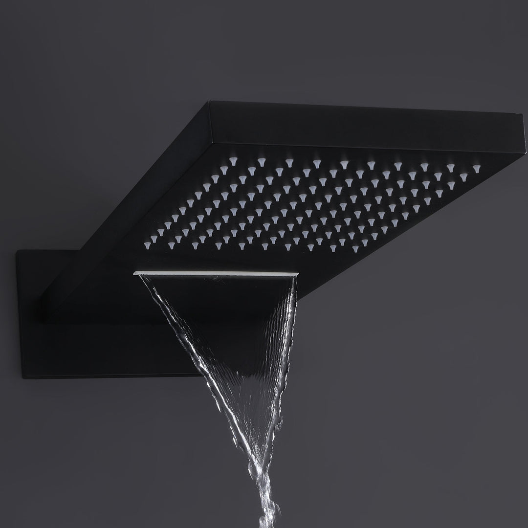 shower systems with rain head