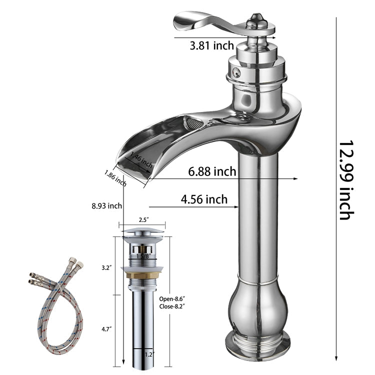 wall mounted bathroom faucet