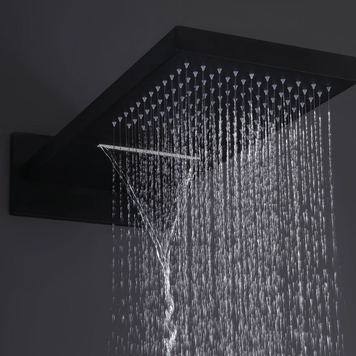 shower systems with rain head