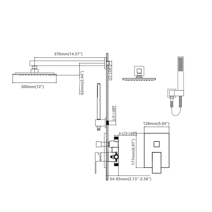 digital shower system