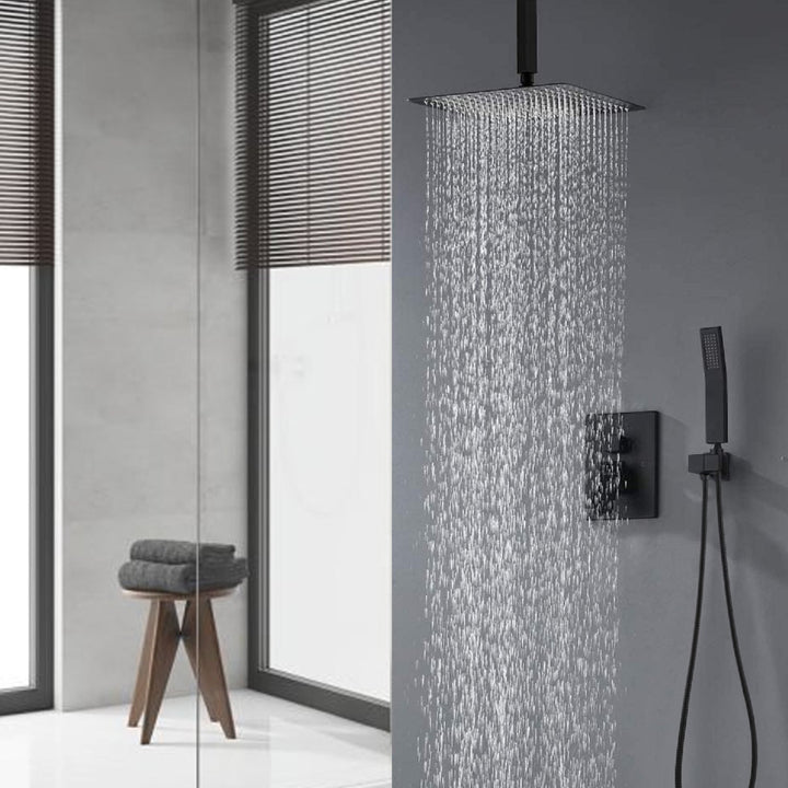 10 inch/ 12 inch/ 16 inch Shower Head and  Ceiling Mounted Shower System Combo Set with Handheld