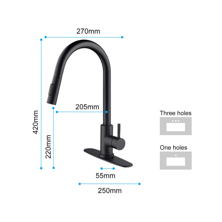 Touch Kitchen Faucet with Pull Down Sprayer