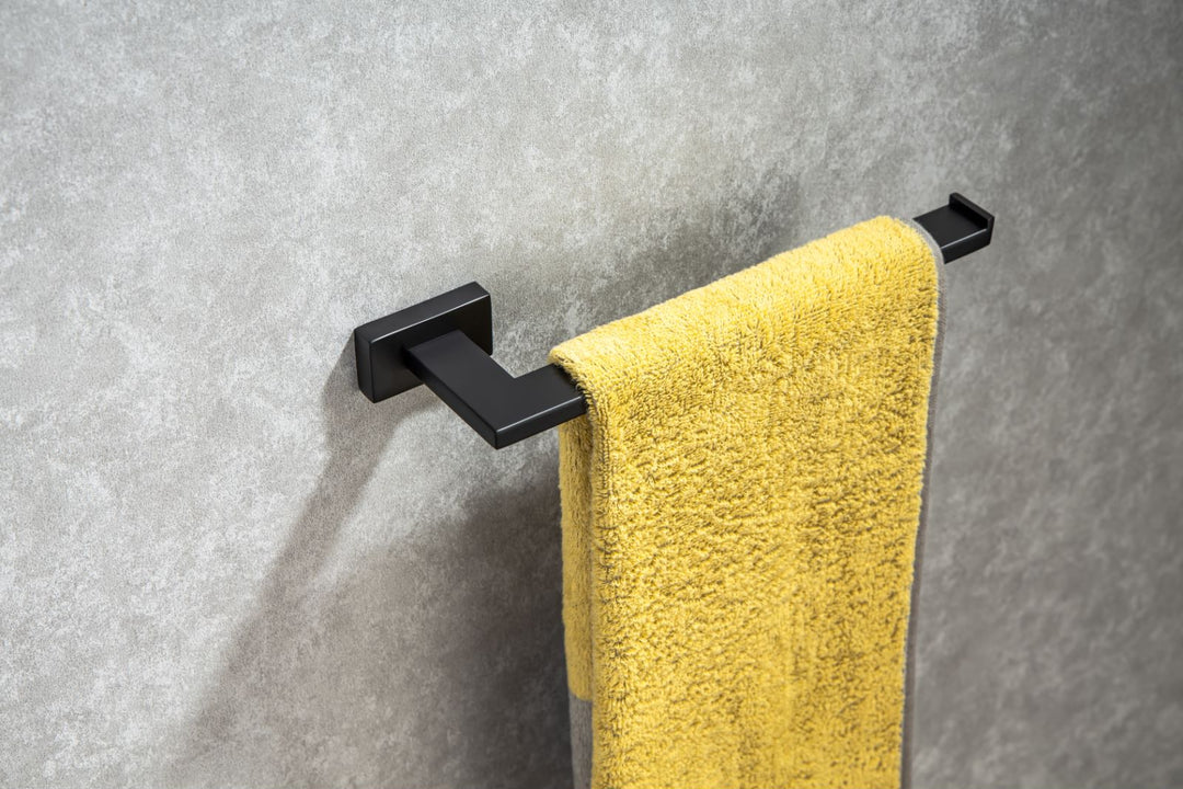 5-Piece Bathroom Hardware Accessories Set, Include 24 Inch Towel Bar, Toilet Paper Holder, Hand Towel Rack, 2 Towel Hooks