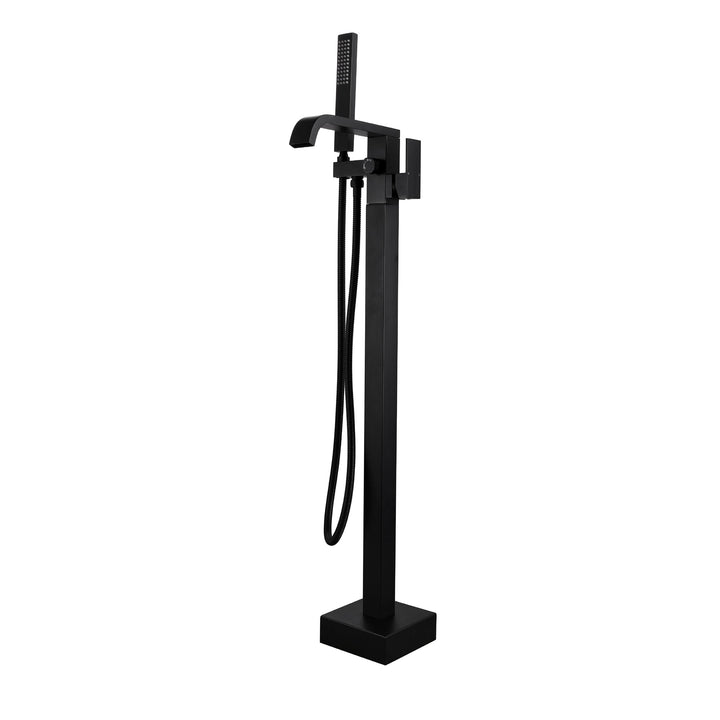 Single Handle Freestanding Tub Faucet Bathtub Filler with Hand Shower