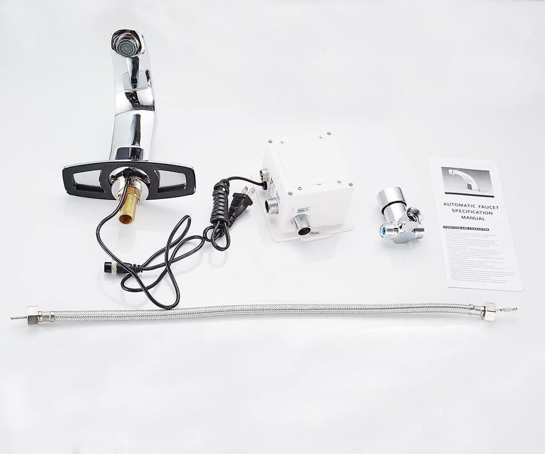 Automatic Sensor Touchless Bathroo Faucet With Deck Plate