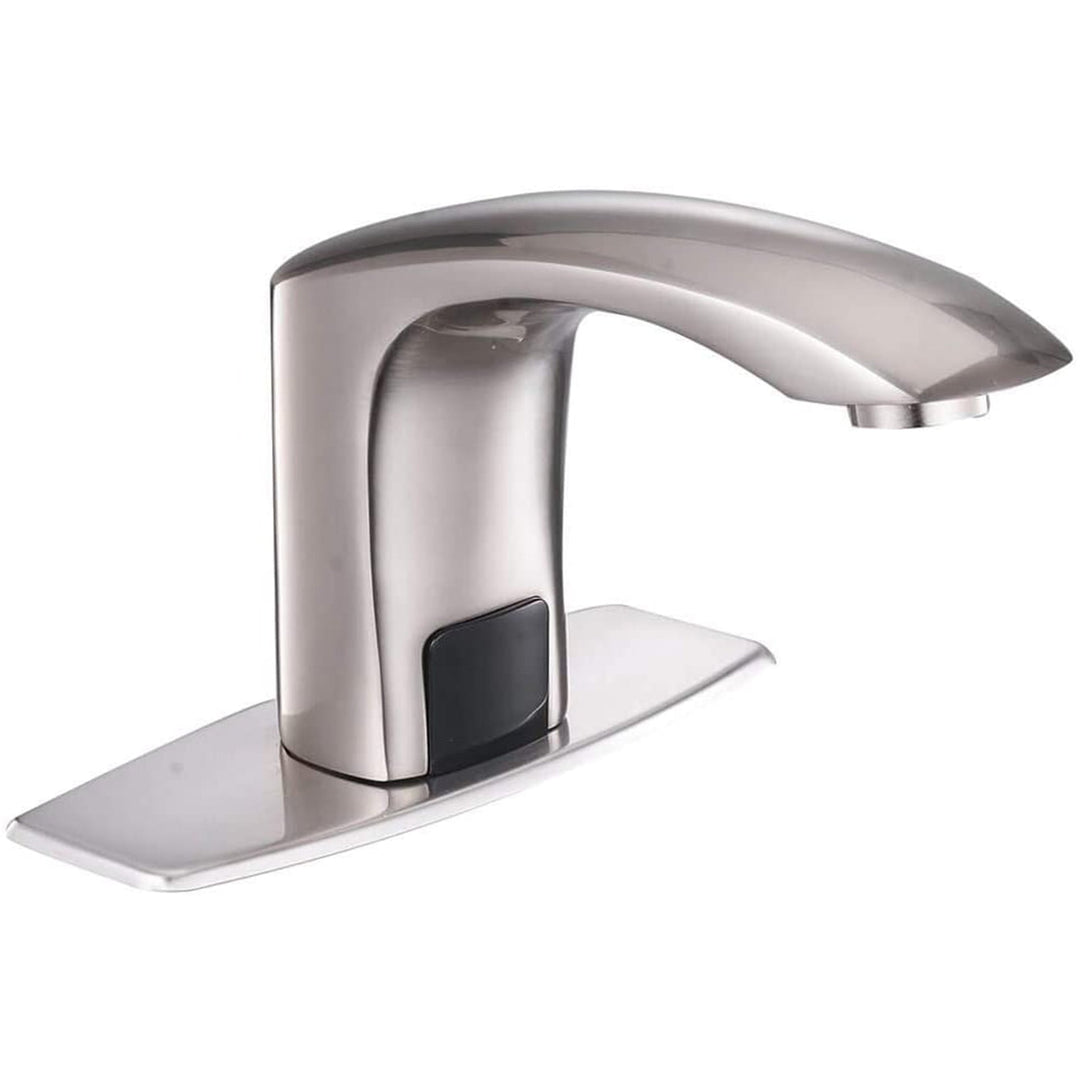 Automatic Sensor Touchless Bathroo Faucet With Deck Plate