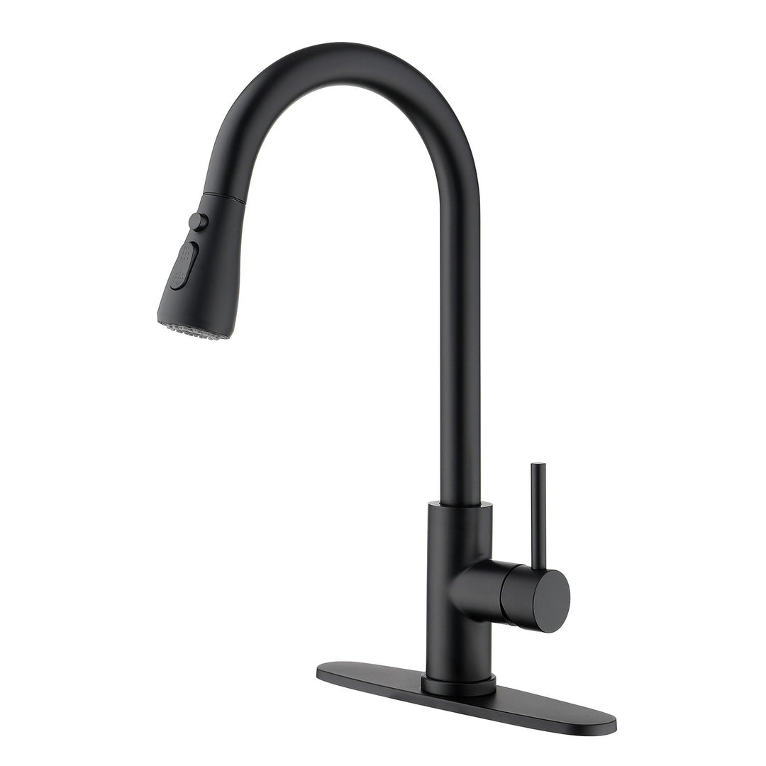 Stainless Steel Single Handle Single Hole Kitchen Sink Faucet