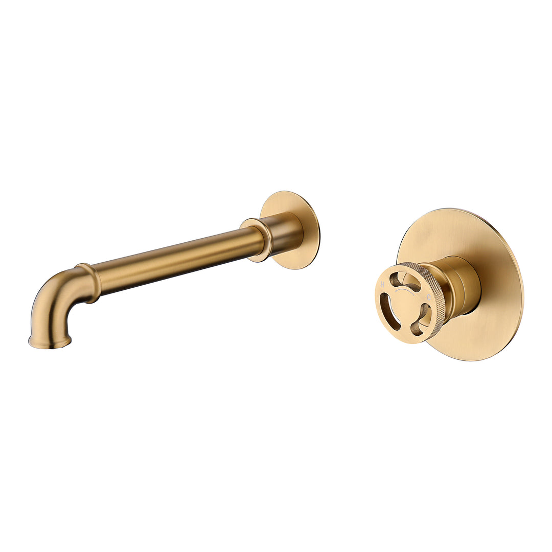 Wall Mounted Single Handle Industrial Sink Faucet With 360℃ Swivel Spout