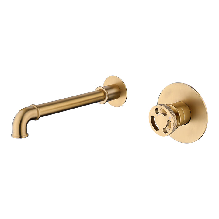 Wall Mounted Single Handle Industrial Sink Faucet With 360℃ Swivel Spout