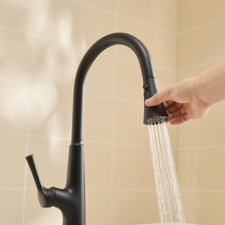 Single Handle Touch Pull Down Sprayer Kitchen Faucet with 360° Rotation