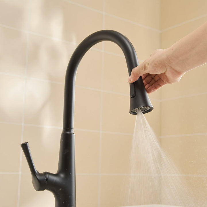 Single Handle Touch Pull Down Sprayer Kitchen Faucet with 360° Rotation