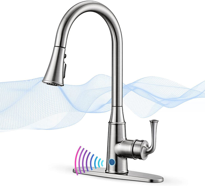 Touchless Kitchen Faucet Automatic Motion Sensor4 Modes Pull Down Sprayer Kitchen Sink Faucets