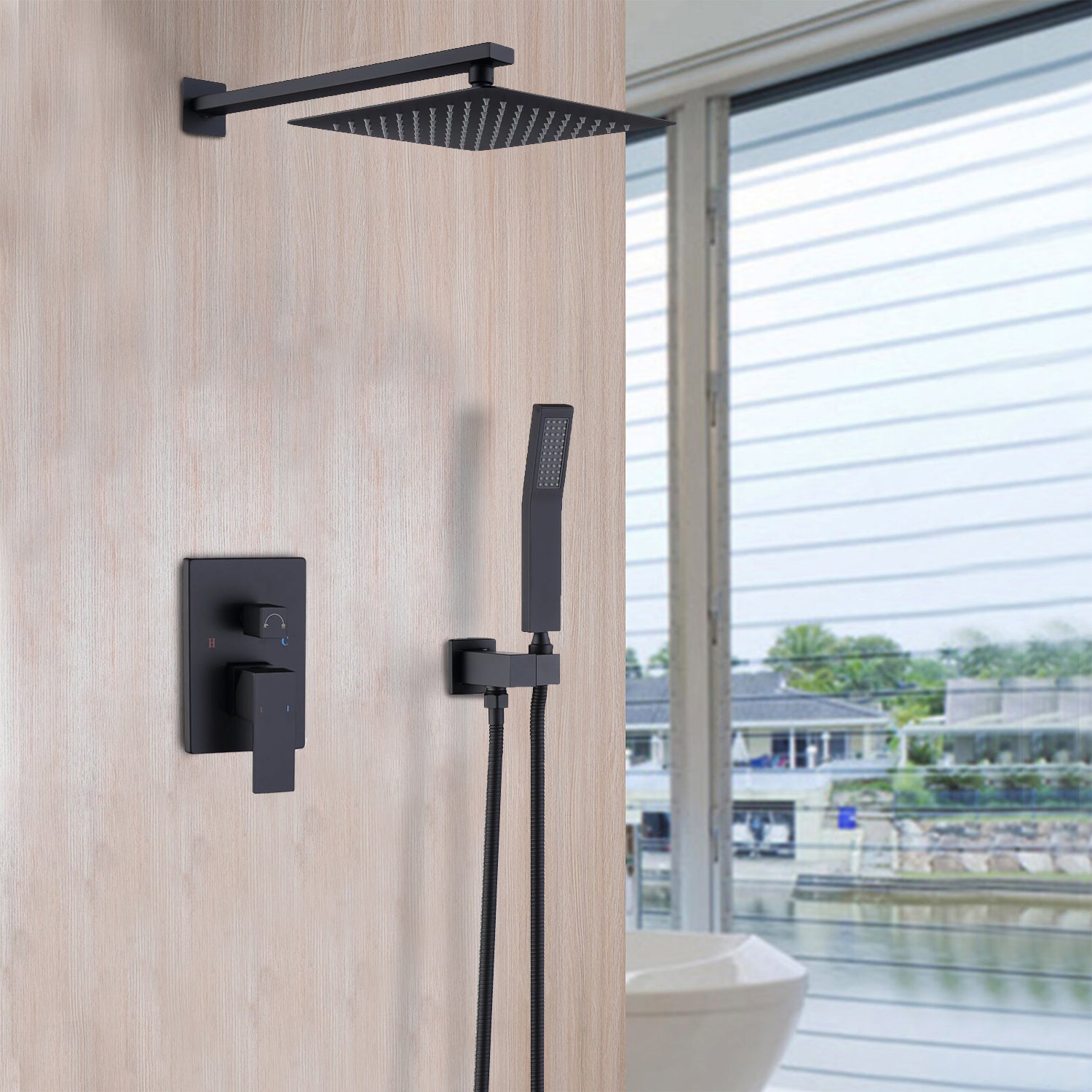 rainfall shower system