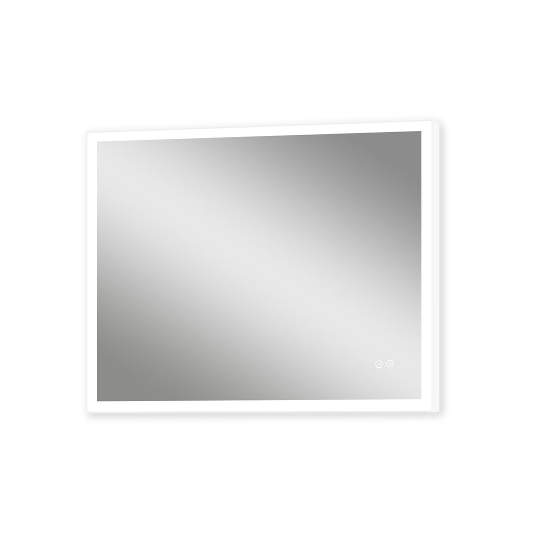 40 in. W x 32 in. H LED Lit Mirror Rectangular Fog Free Frameless Bathroom Vanity Mirror