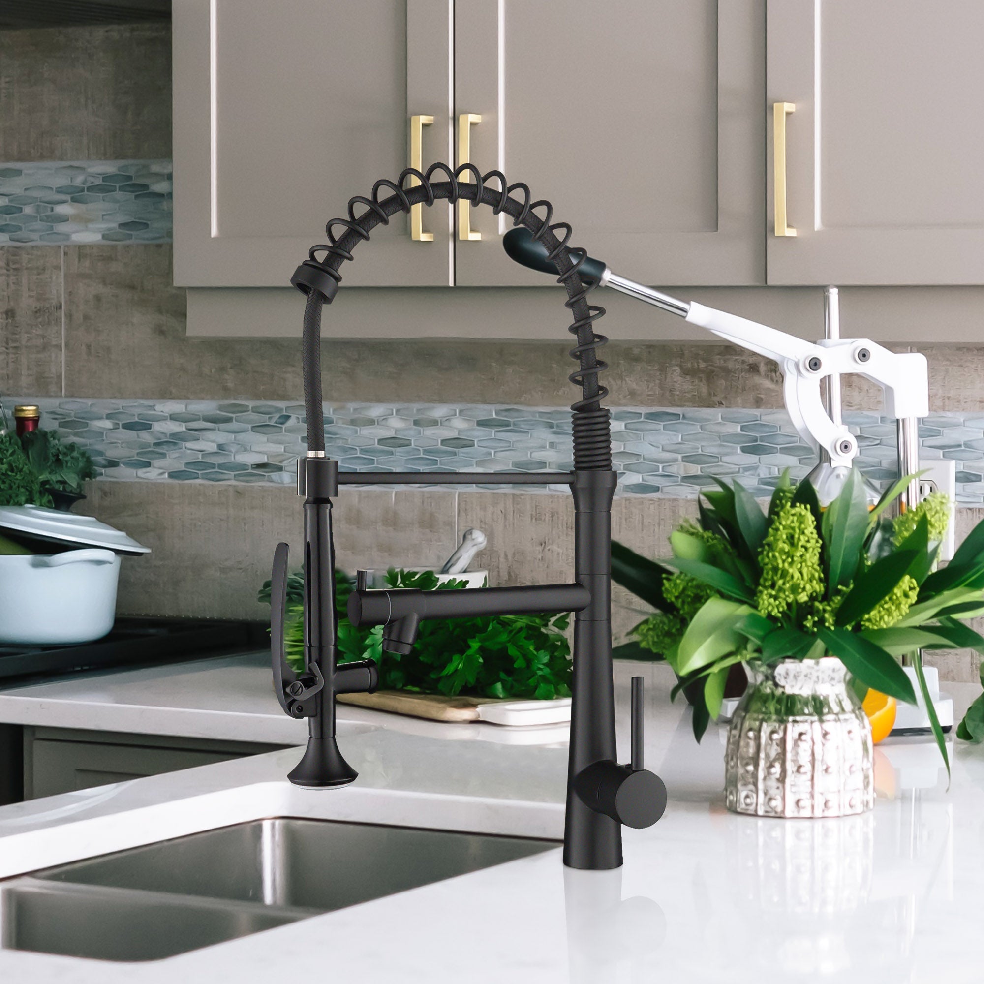 Single Handle Copper Kitchen Faucet