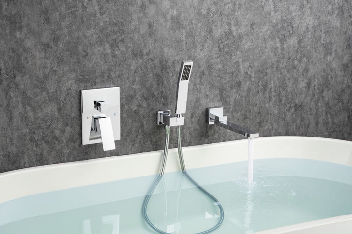 One-Handle 1-Spray Setting Bathtub Shower Faucet