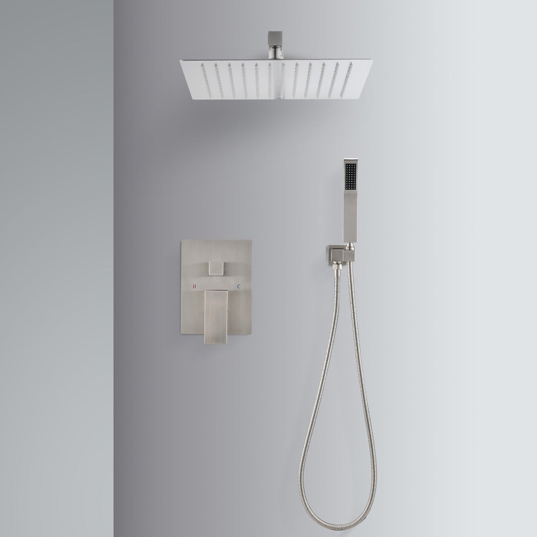 shower systems with rain head