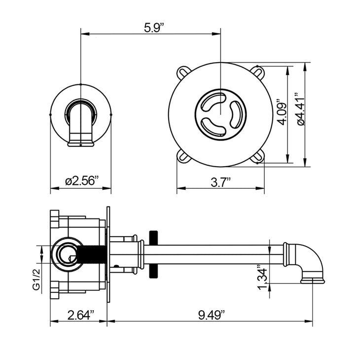 single hole bathroom faucet