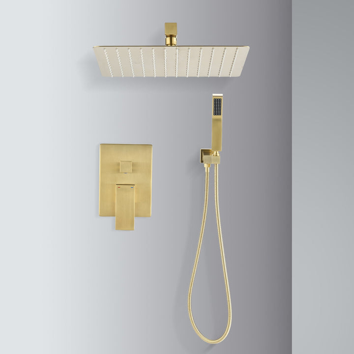 12 in. Rain Shower Head Systems Wall Mounted Shower