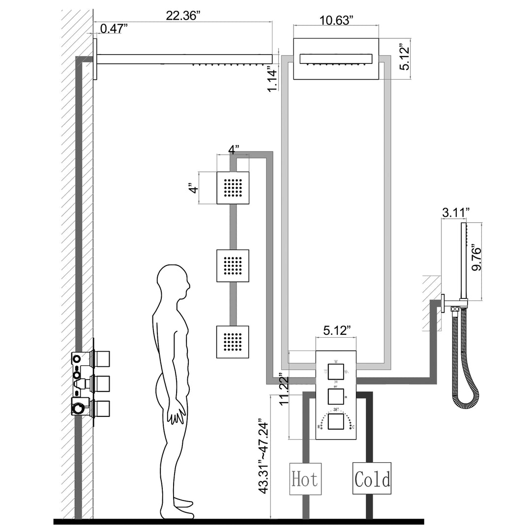 shower faucets systems