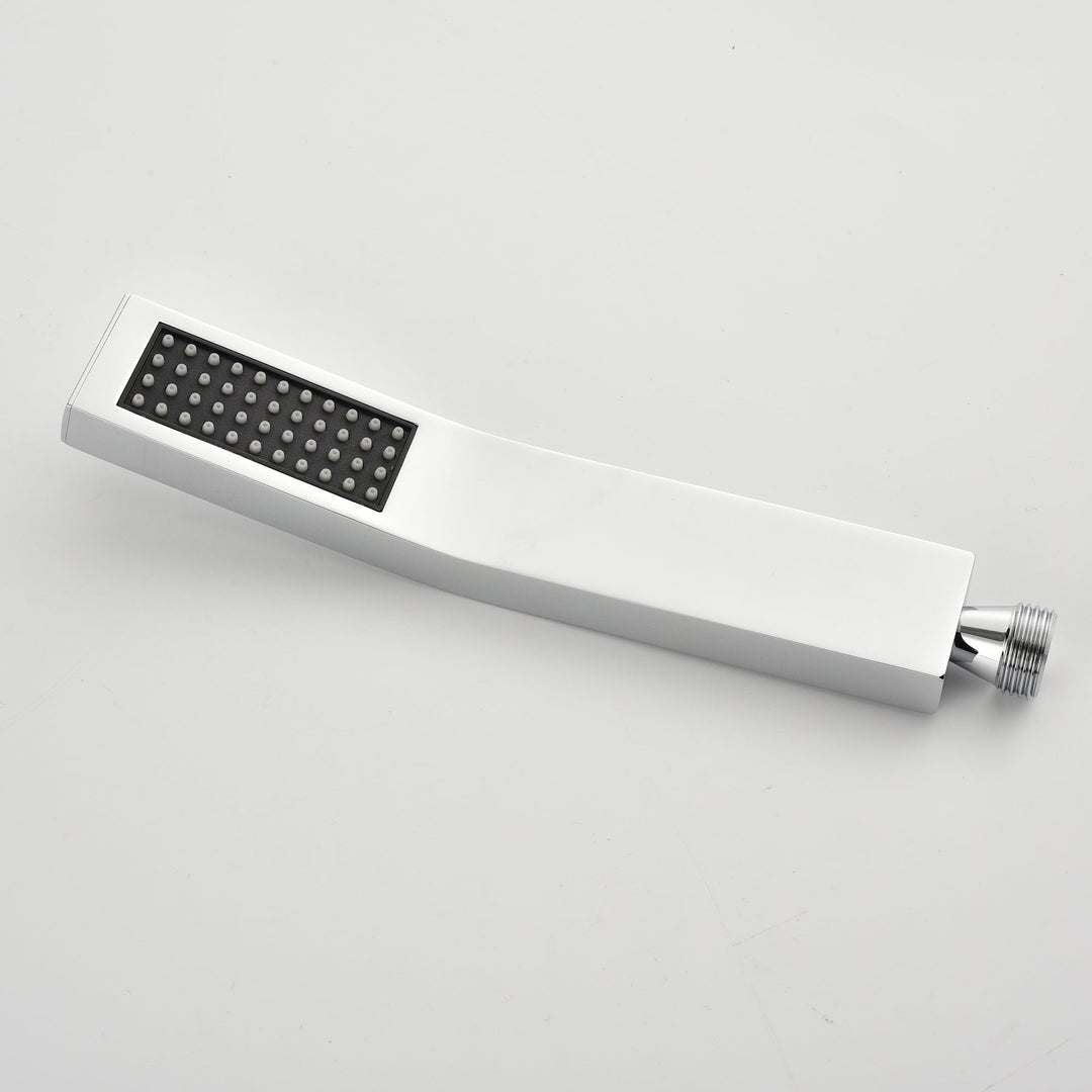 10-in Rain Shower Head Wall Mount Dual Head Waterfall Built-In Shower System