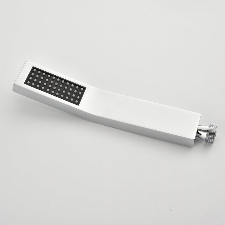 10-in Rain Shower Head Wall Mount Dual Head Waterfall Built-In Shower System