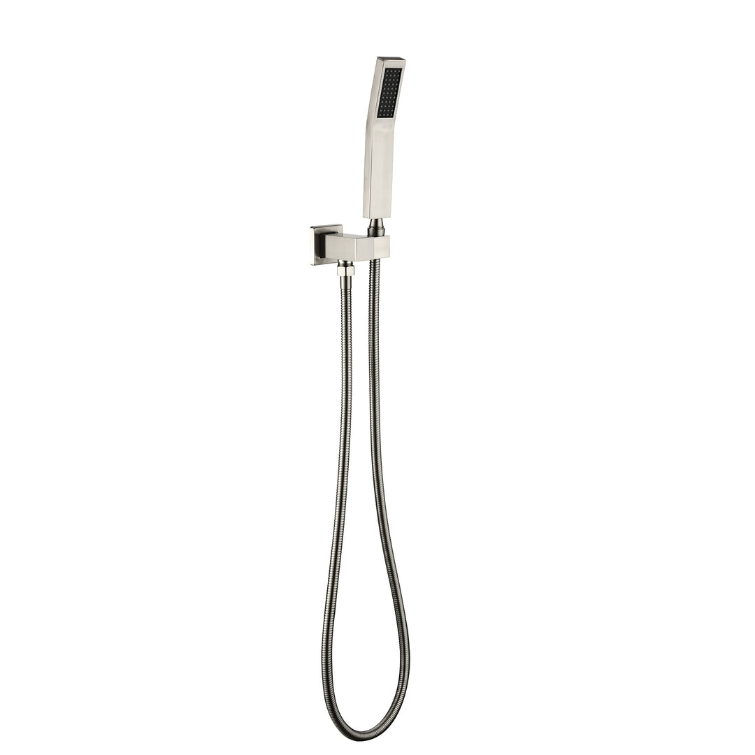 12-in Rain Shower System Dual Head Waterfall Built-In Shower System with 2-way Diverter