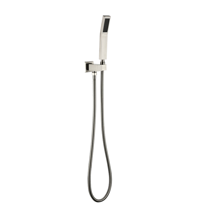 12-in Rain Shower System Dual Head Waterfall Built-In Shower System with 2-way Diverter