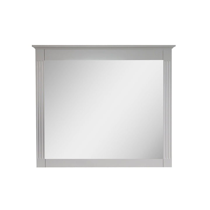 38 in. W x 33 in. H Solid Wood Bathroom Vanity Mirror