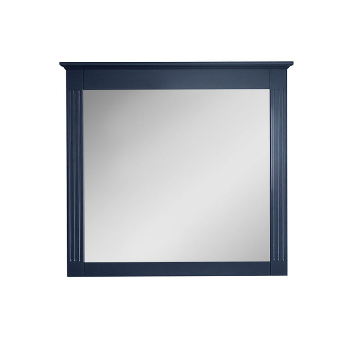 38 in. W x 33 in. H Solid Wood Bathroom Vanity Mirror