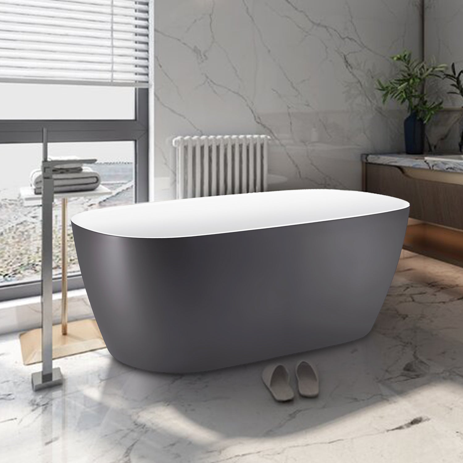 large bathtub