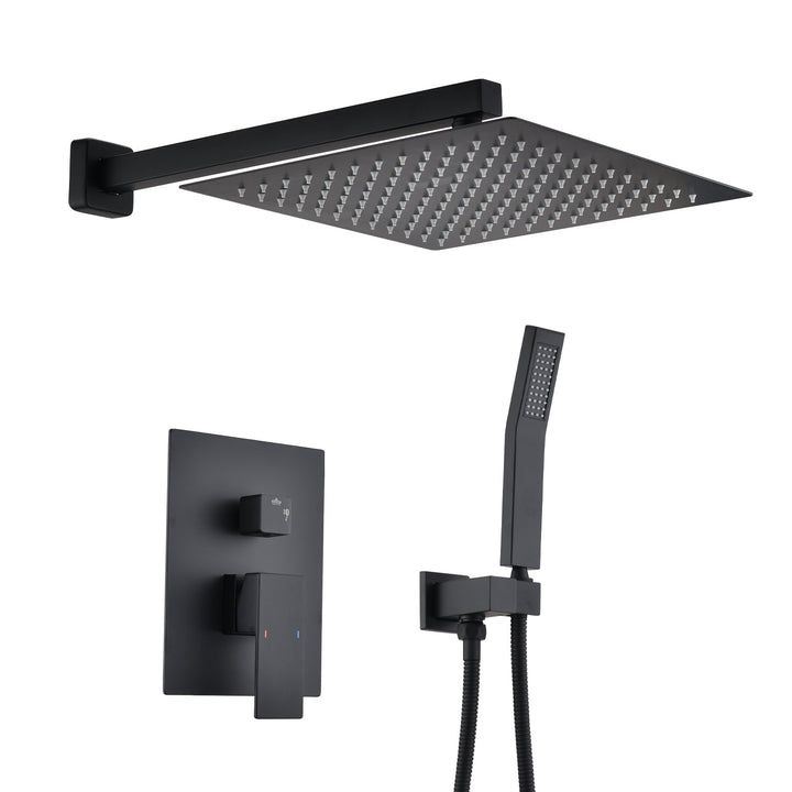 12 in. Rain Shower Head Systems Wall Mounted Shower