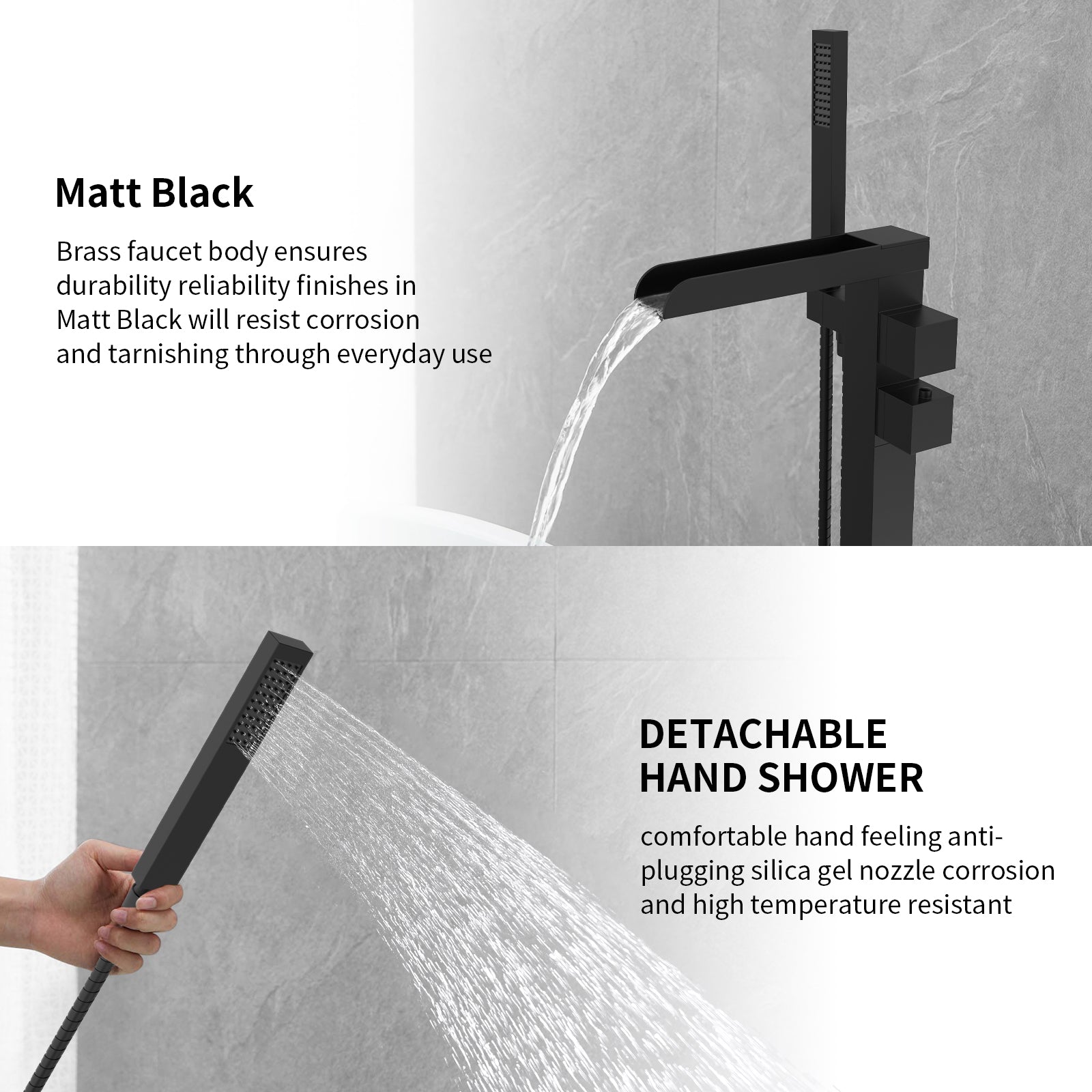 Single Handle Freestanding Bathtub Faucet Tub Faucet