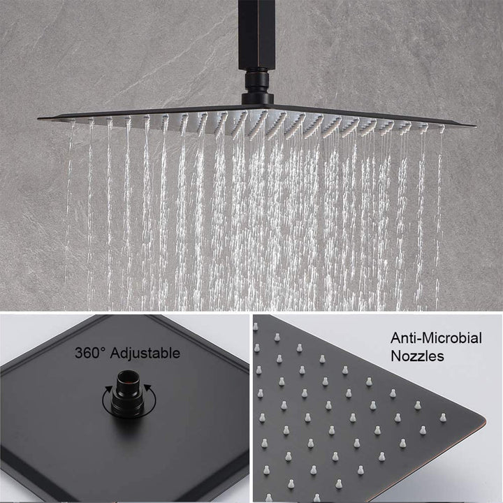 waterfall shower head