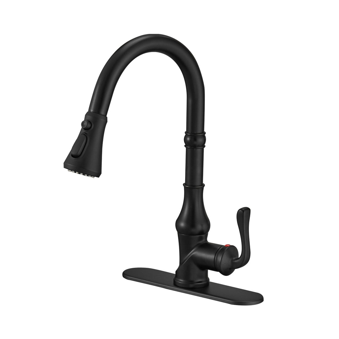 Single Handle Pull Down Spray Kitchen Faucet