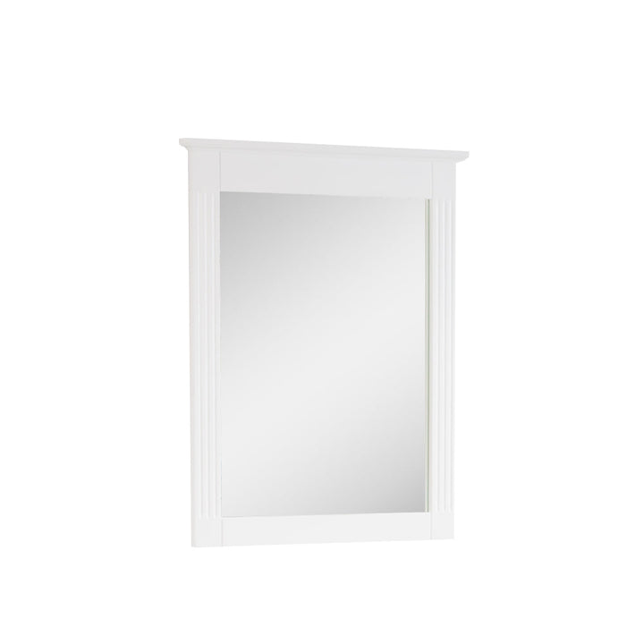 26 in. W x 33 in. H Medium Rectangular Wood Framed Wall Mount Bathroom Vanity Mirror(Set of 2)