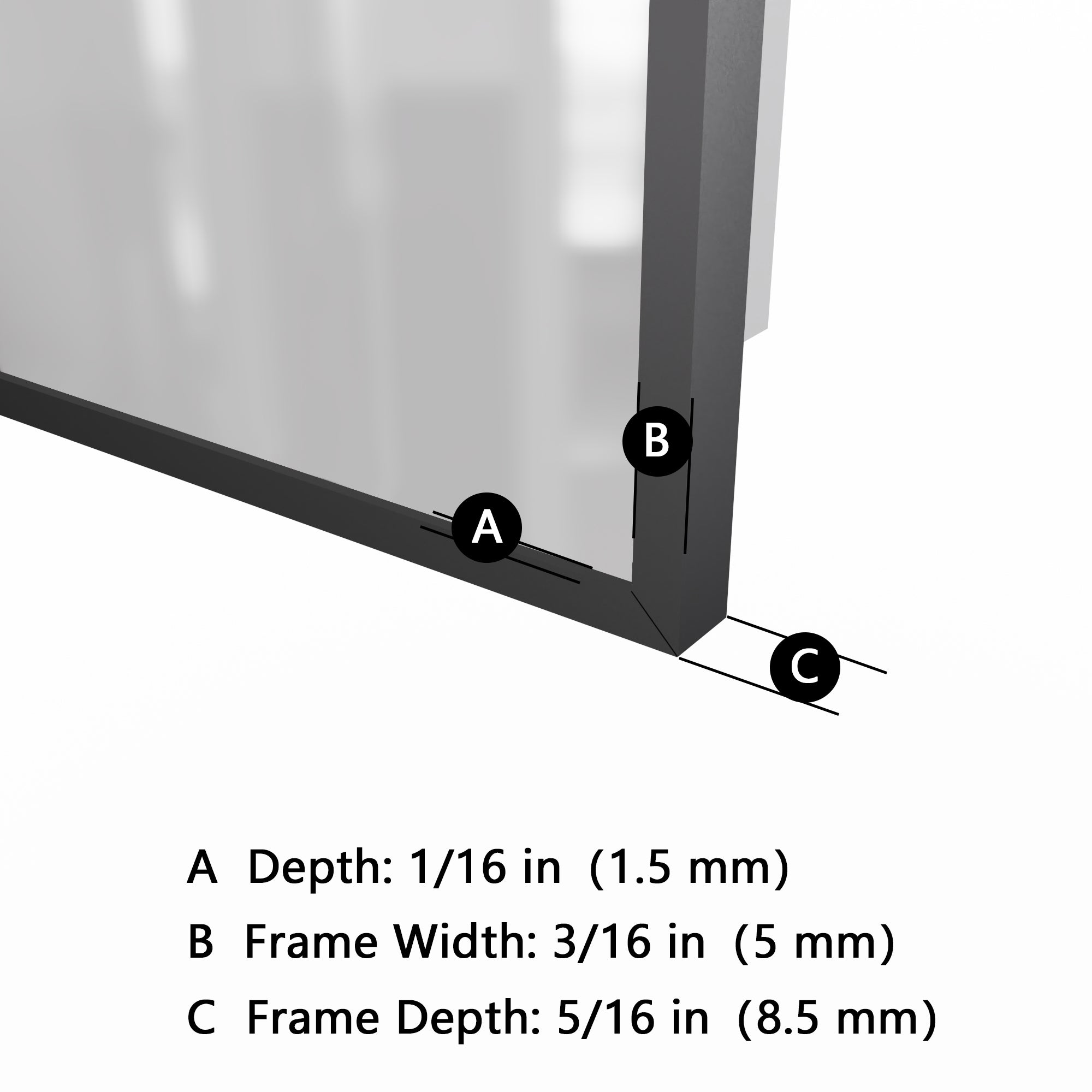 bathroom mirror led backlit