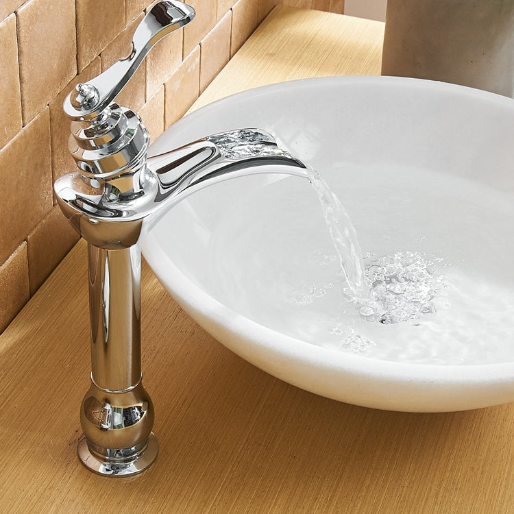 Single Handle Single Hole Bathroom Faucet Pop-Up Drain Included and Supply Lines