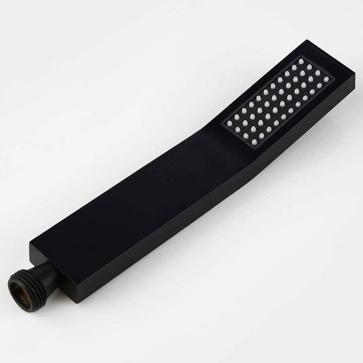 10 inch 1-Spray Patterns with 1.5 GPM Wall Mount Dual Shower Heads in Matte Black