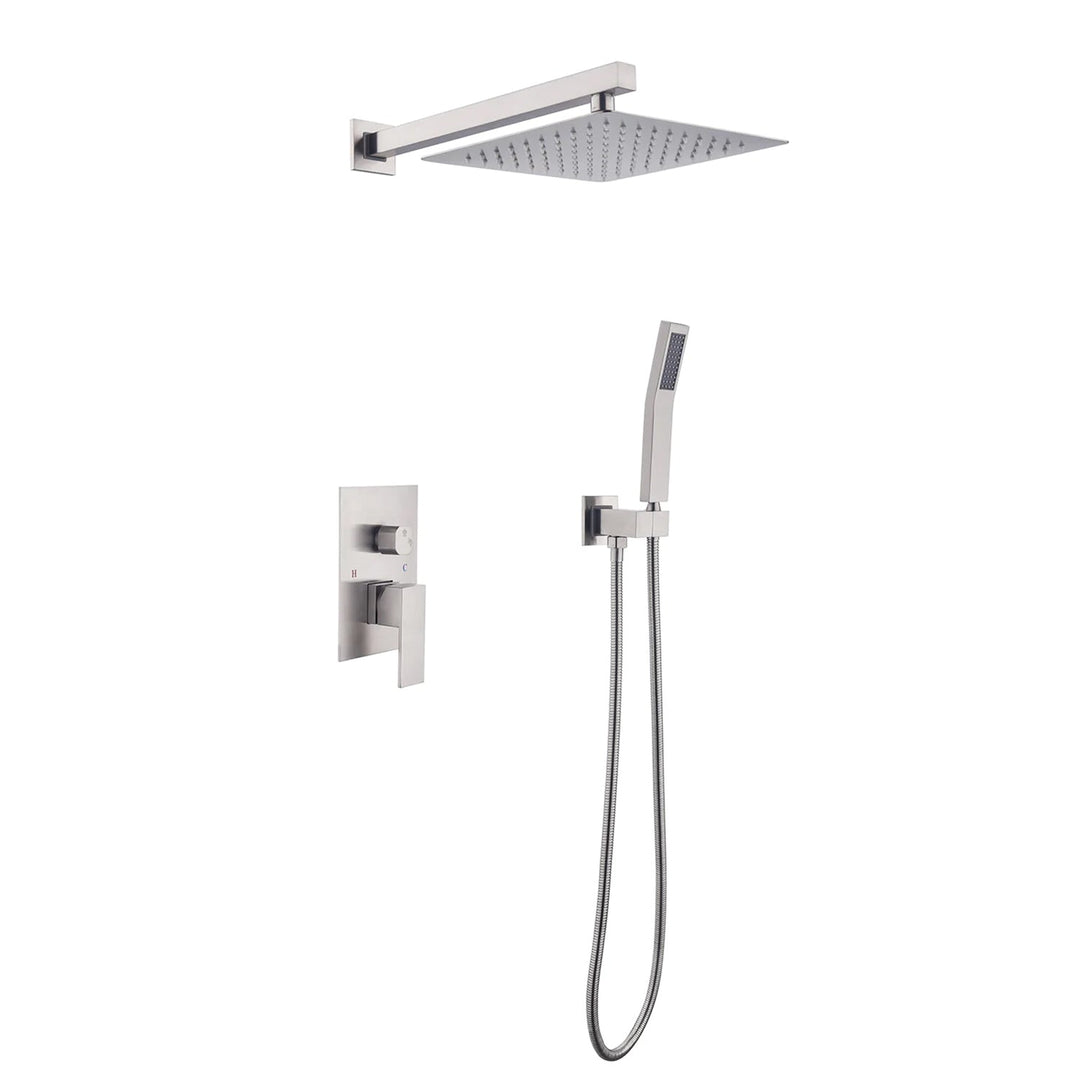 10-inch Shower Head Bathroom Luxury Rain Mixer Shower Complete Combo Set