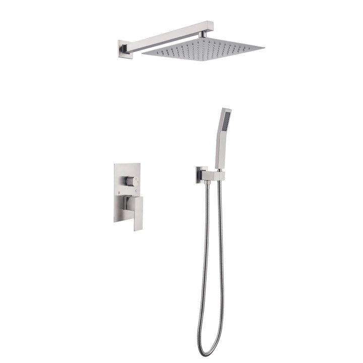 10-inch Shower Head Bathroom Luxury Rain Mixer Shower Complete Combo Set