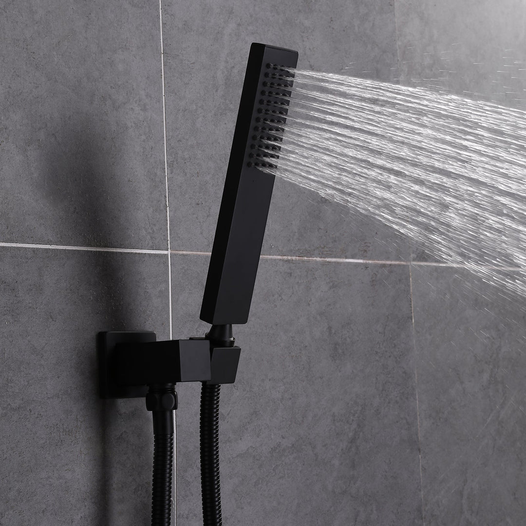 10 inch Wall Mounted Large Flow Thermostatic Shower System With Rough-In Valve