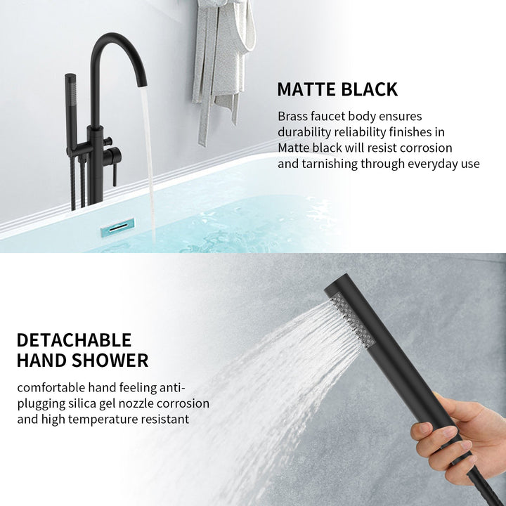 Single Handle Freestanding Bathtub Faucet