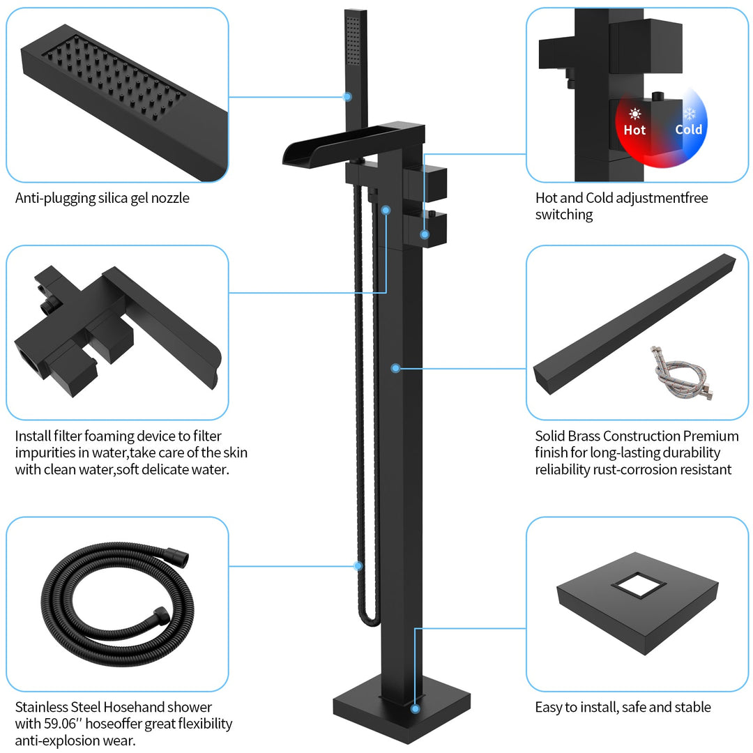 Single Handle Freestanding Bathtub Faucet